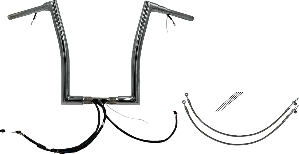 EZ Install Wired 1-1/2" Flat Top Handlebar Kit