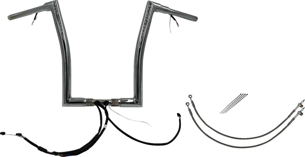 EZ Install Wired 1-1/2" Flat Top Handlebar Kit