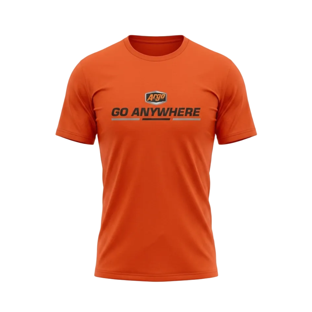 Argo Go Anywhere Orange Youth T-shirt