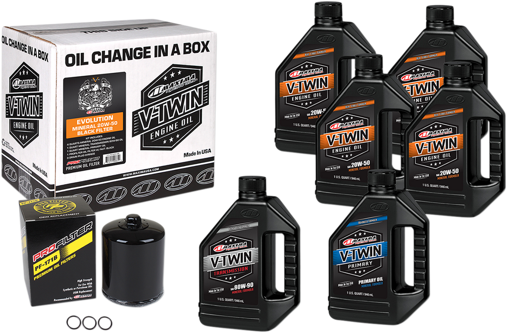 Evolution Mineral 20W-50 Oil Change Kit