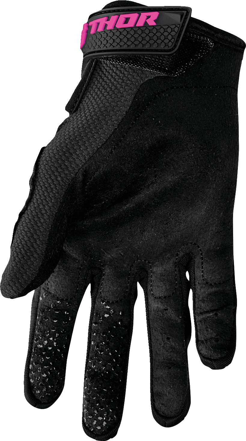 Glove Wmn Sector Bk/Pk