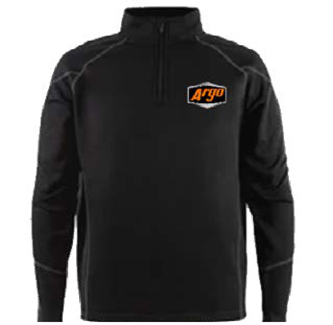 Argo 1/4 Zip Dark Ash Argo Shirt