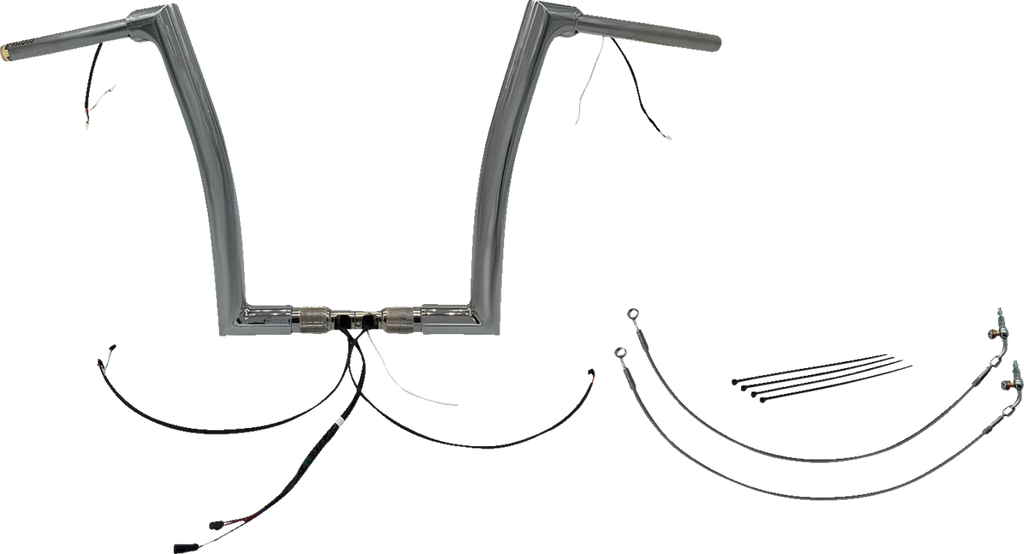 EZ Install Wired 1-1/2" Flat Top Handlebar Kit