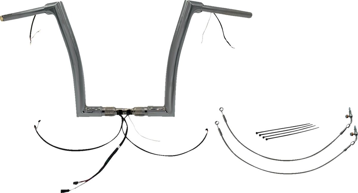 EZ Install Wired 1-1/2" Flat Top Handlebar Kit