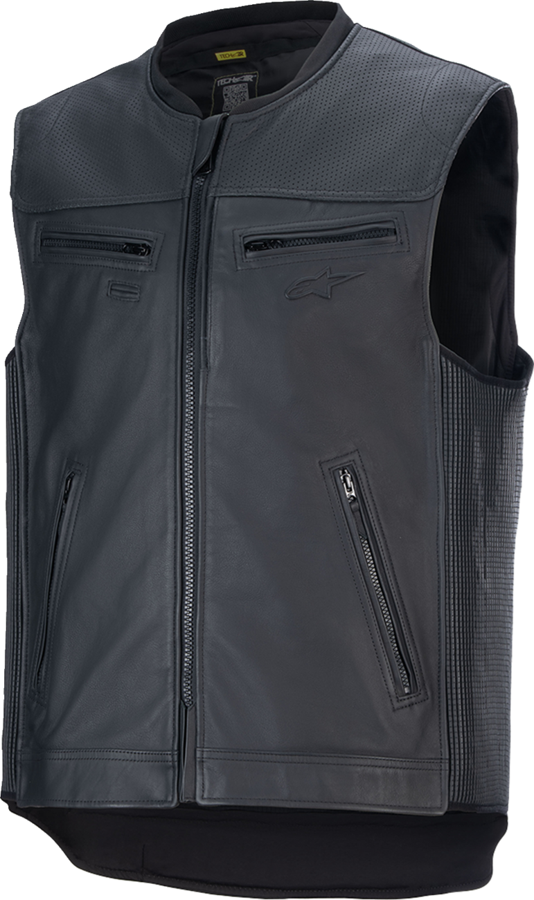Tech Air 3 Leather Vest Bk