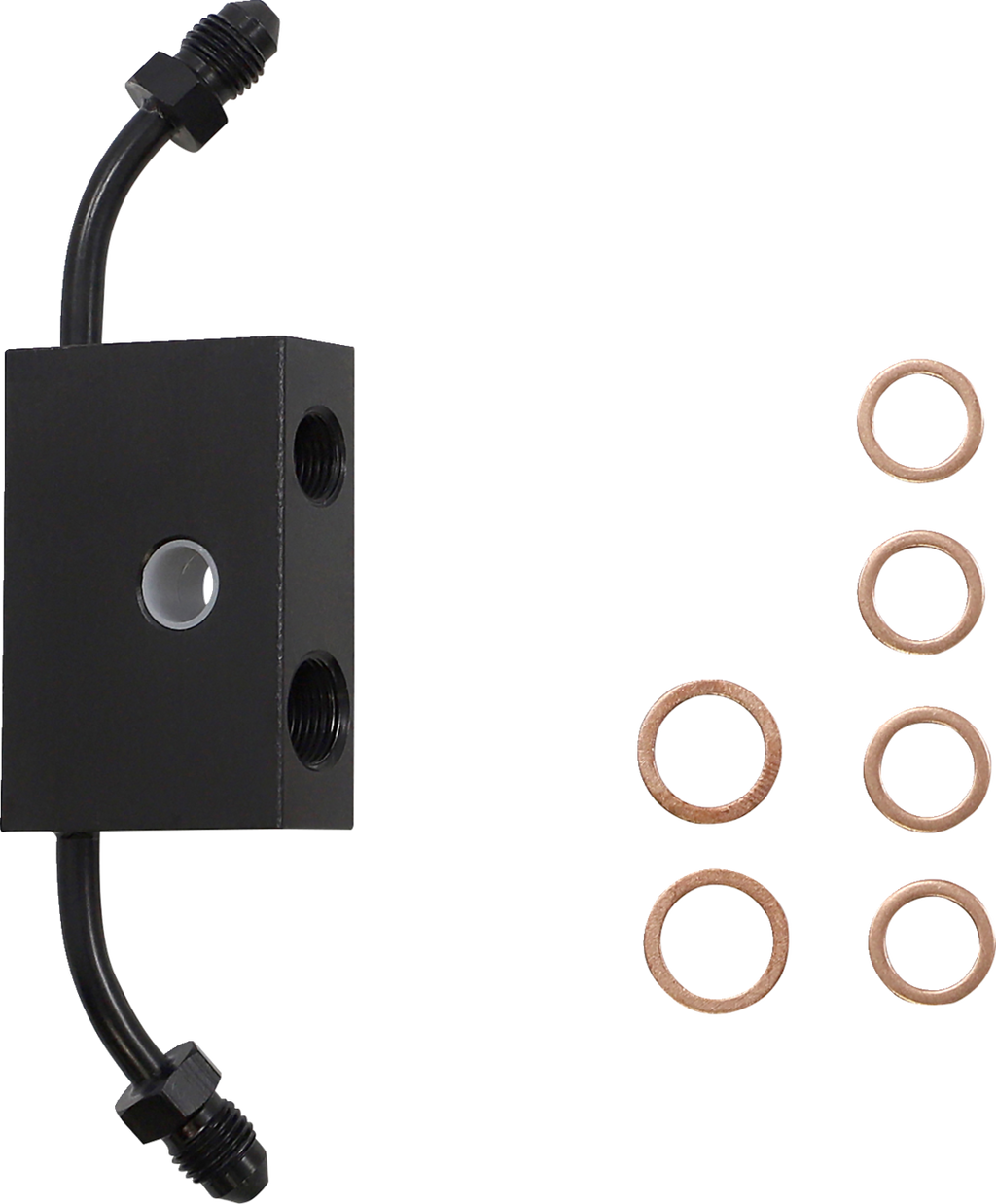 Standard Midnight Braided Handlebar Cable/Brake Line Kit — Ape Hanger