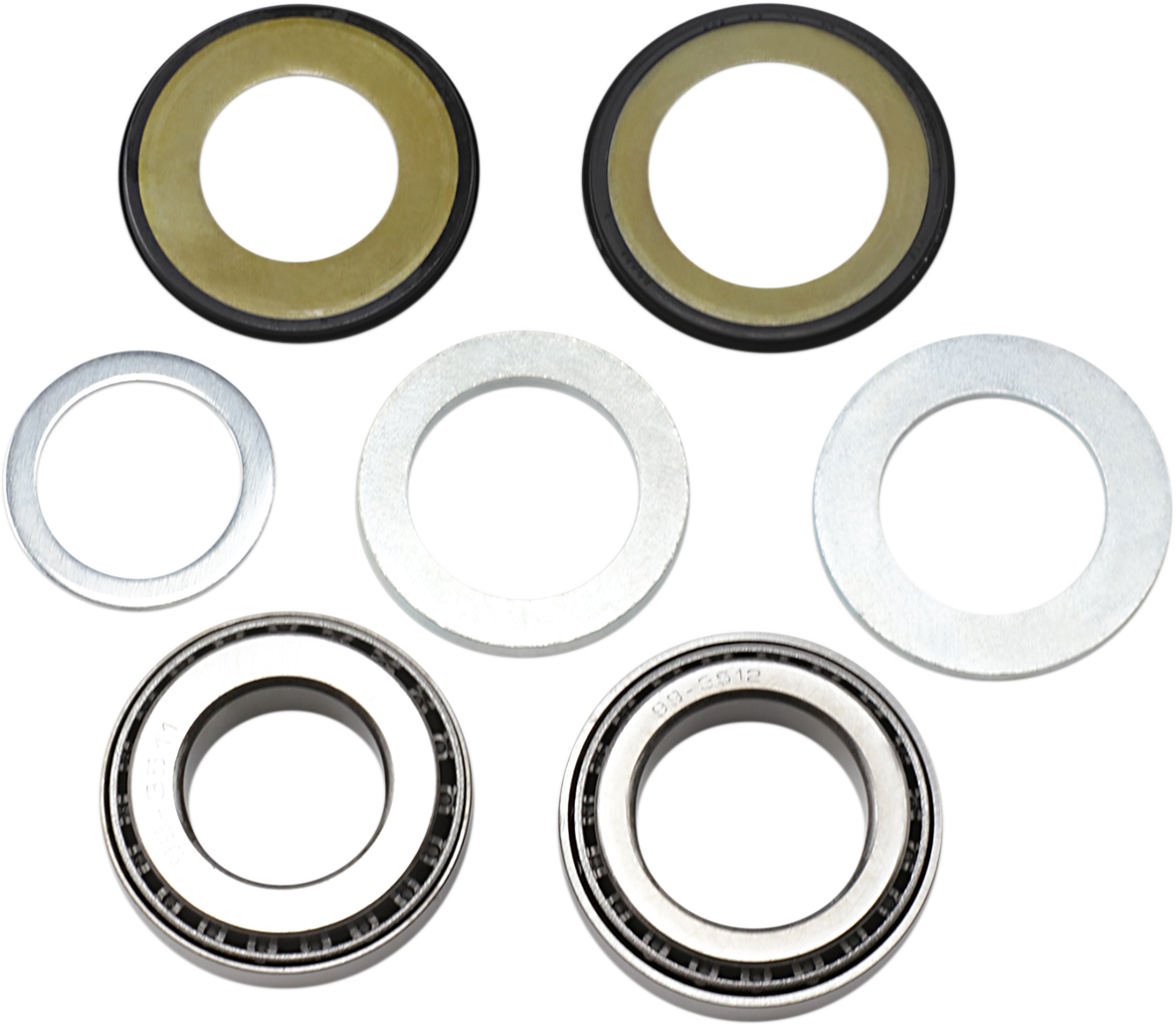 Steering Stem Tapered Roller Bearings and Seals Kit