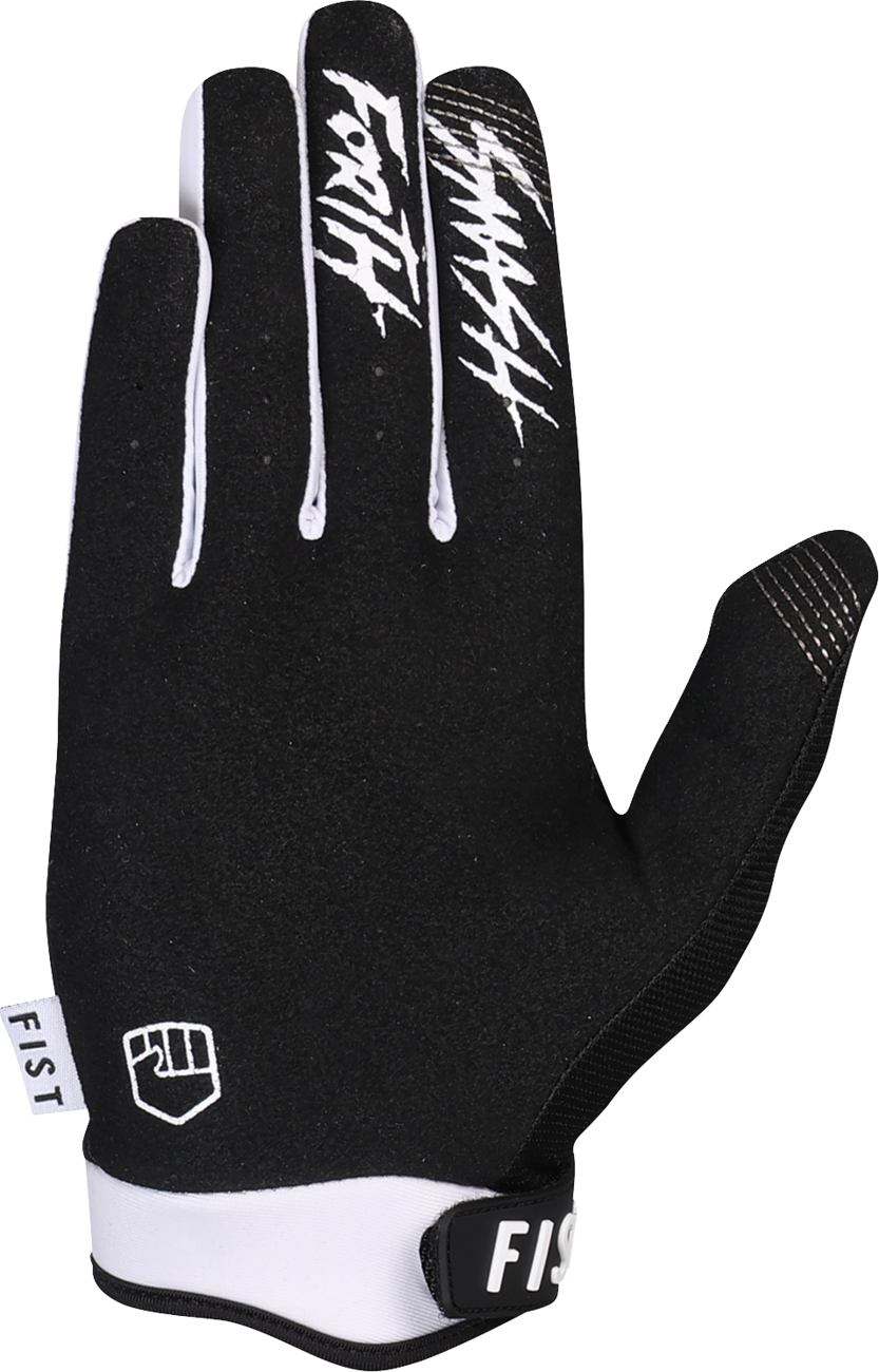 Strapped Black Panda Gloves