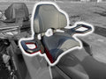 CFMOTO Rear seat assy. (black) - 9AWV-132000-2E00