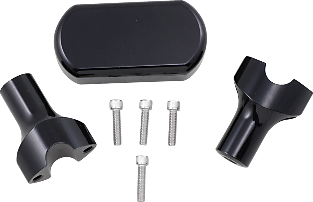 Solid Handlebar Riser & Top Clamp Kit