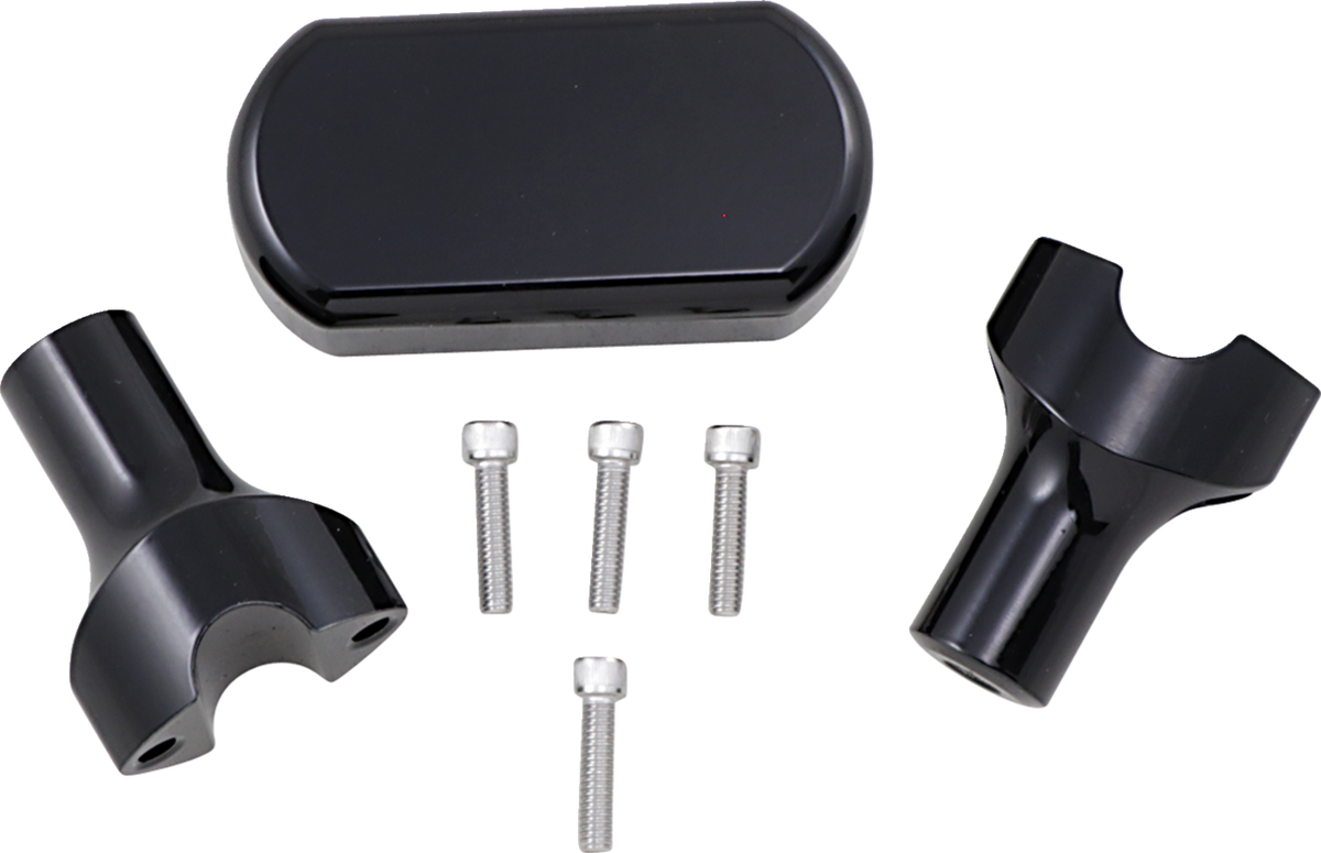 Solid Handlebar Riser & Top Clamp Kit