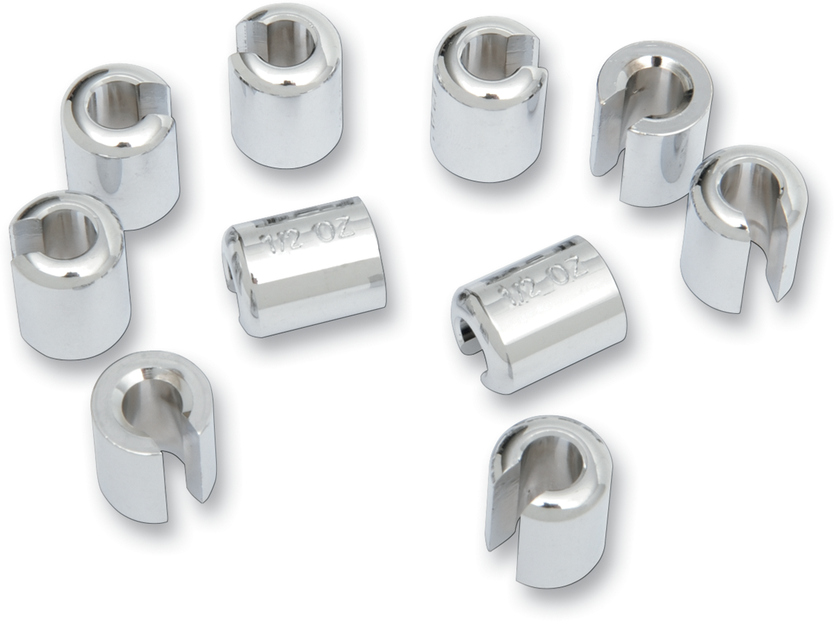 Chrome/Zinc Spoke Wheel Weights