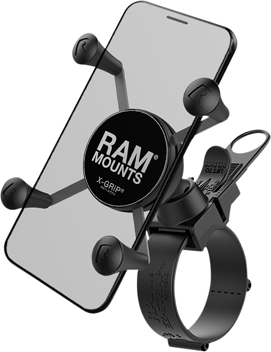 X-Grip® Phone Mount with EZ-Strap™ Rail Mount
