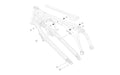 M6x20 Seat base hook screw