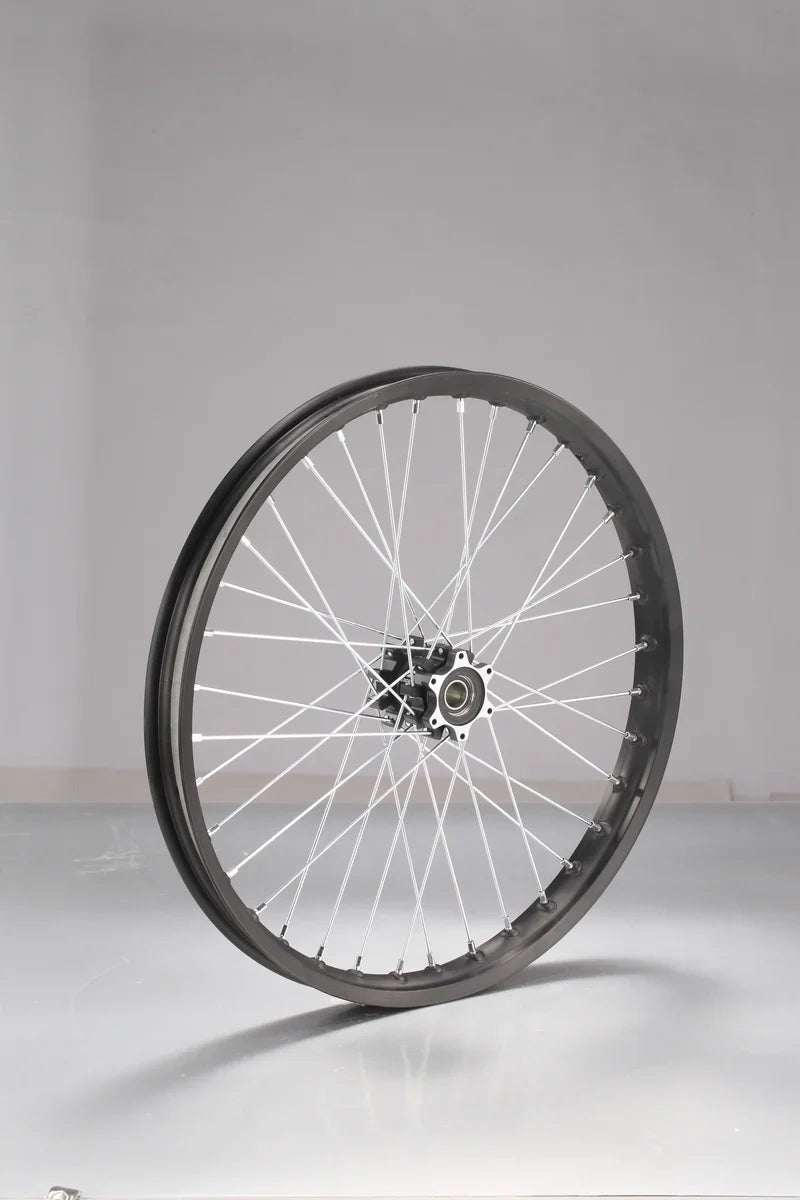 E Ride Pro - OEM Front Wheel Assembly with Rim Strip & Hub Cone Spacers (x2)