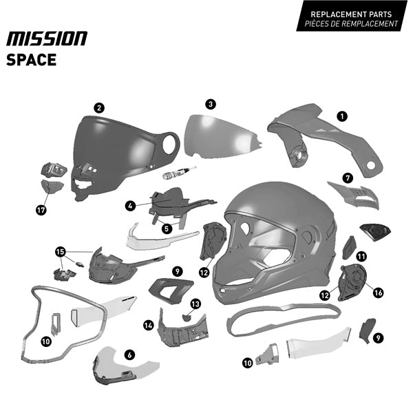 CKX Mission Free-Face Helmet
