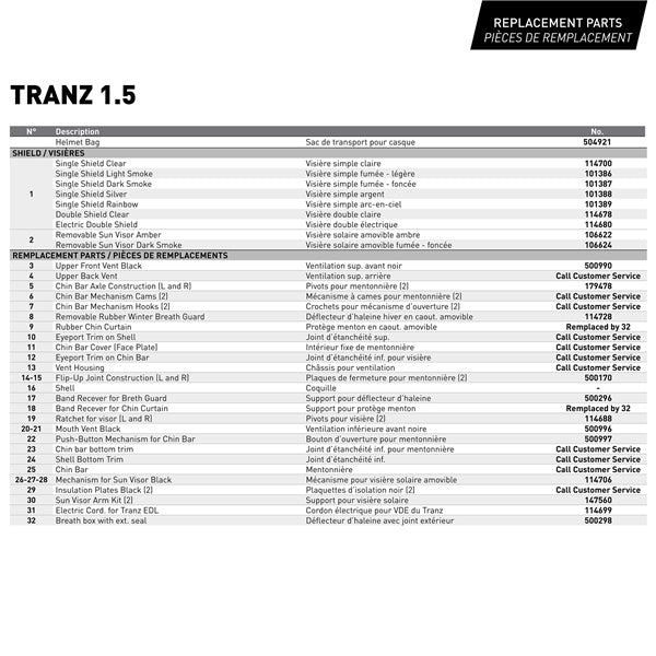 CKX Tranz 1.5 AMS Modular Helmet