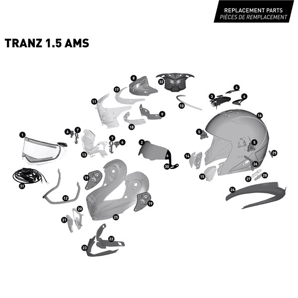 CKX Tranz 1.5 AMS Modular Helmet