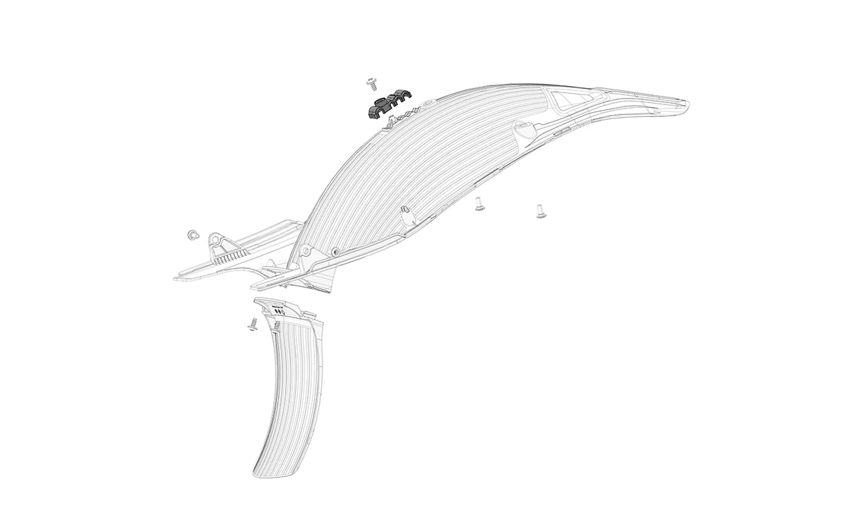 Stark Future Rear fender cable bracket