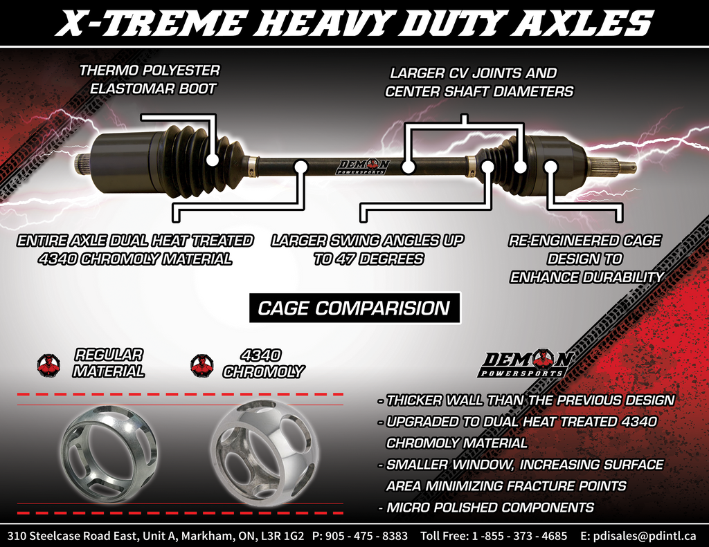 Heavy-Duty X-Treme Axle