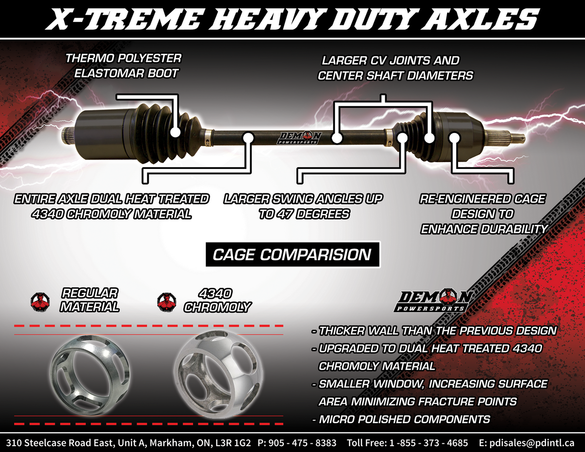 Heavy-Duty X-Treme Axle