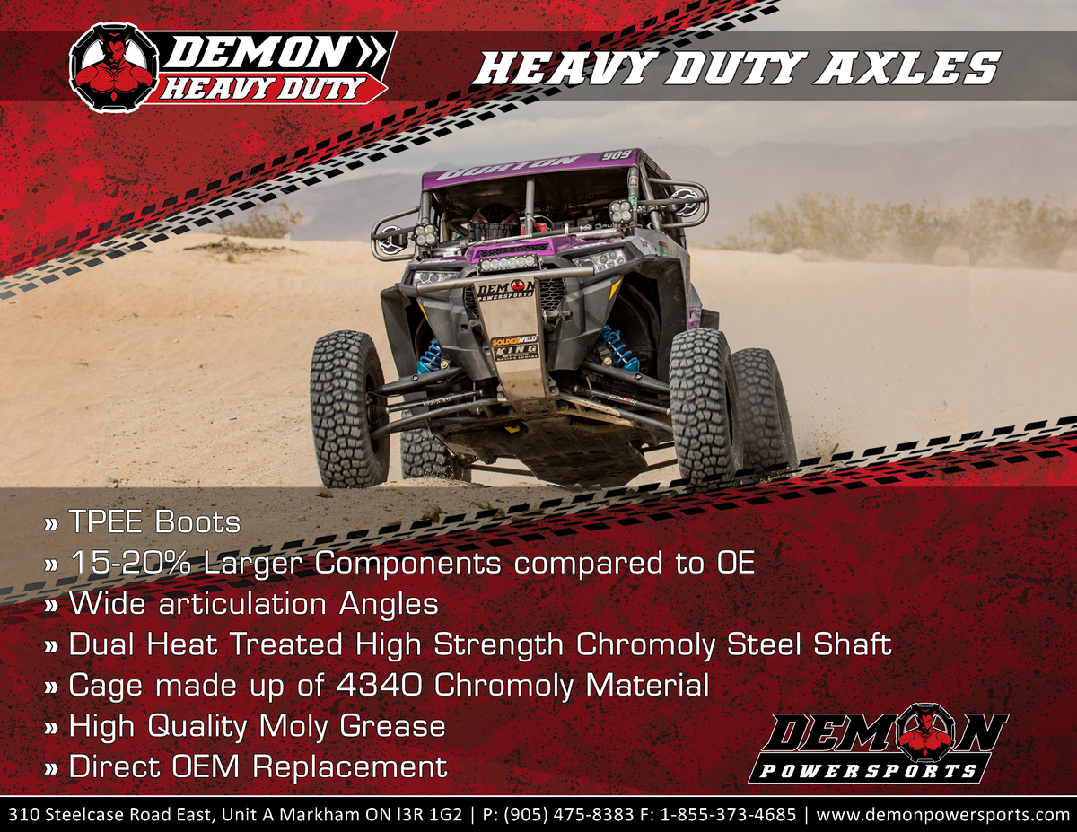 Complete Heavy-Duty Axle
