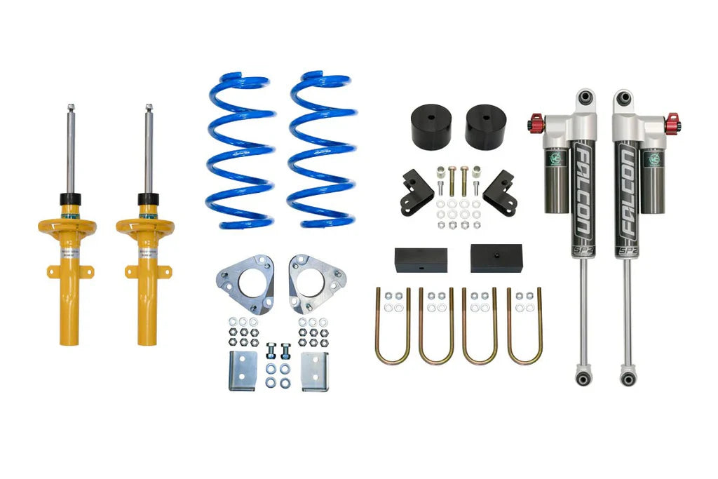 Van Compass Stage 2 Topo 2 Inch Lift Kit - Ford Transit 2015-2017 - Light/Mid Tune & Mid/Heavy Tune - Van Compass