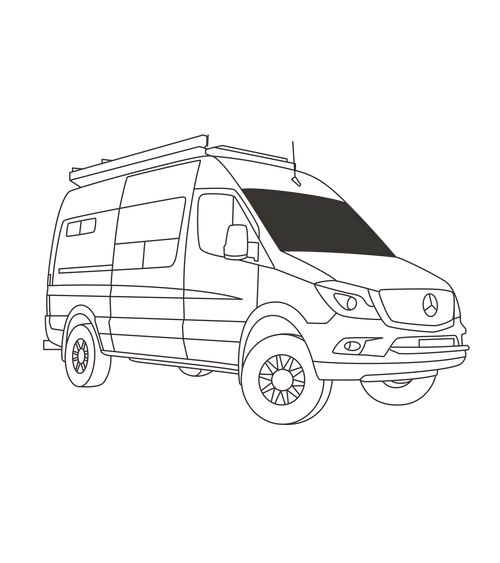 Cover : Windshield Sprinter 2007-2018