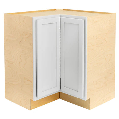 RV Easy Reach Corner Base Cabinet | Pure White