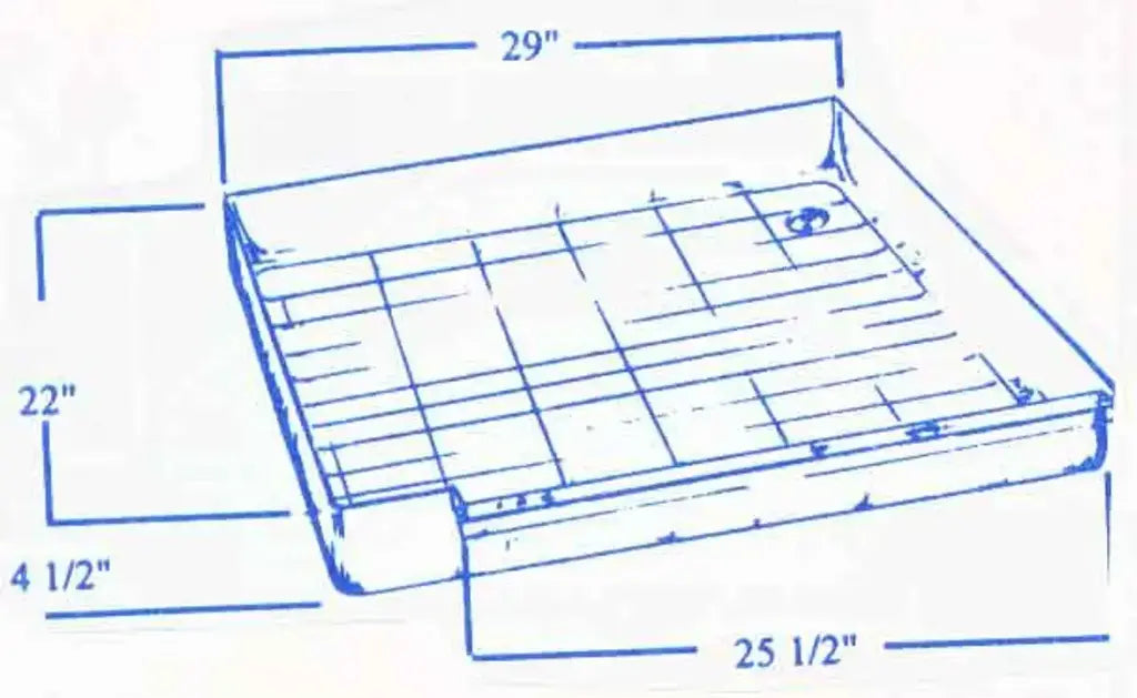 #601 Excell RV Fiberglass Shower Pan