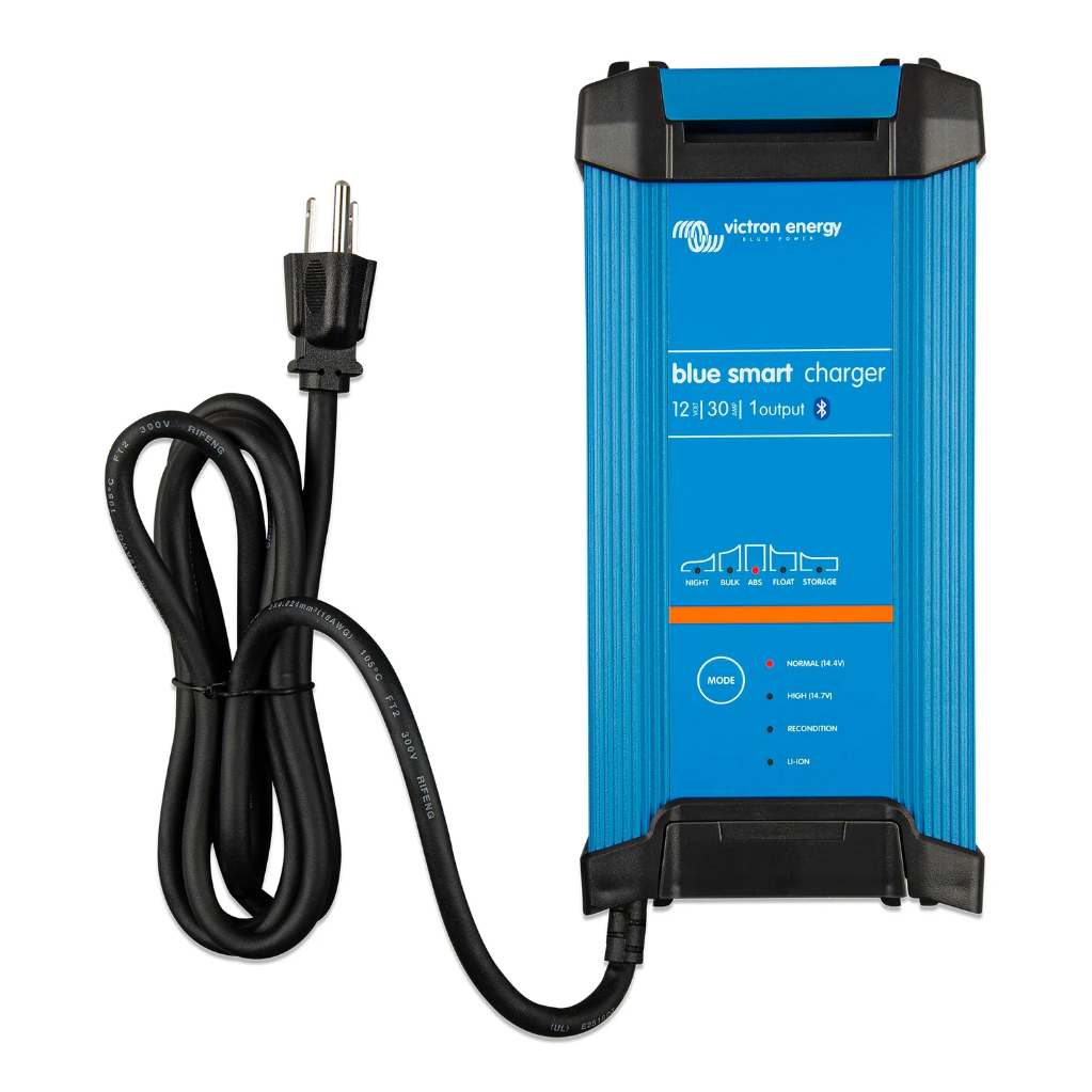 Victron Energy Blue Smart IP22 Charger 12V/30(1) 120V Nema 5-15 - Single Output
