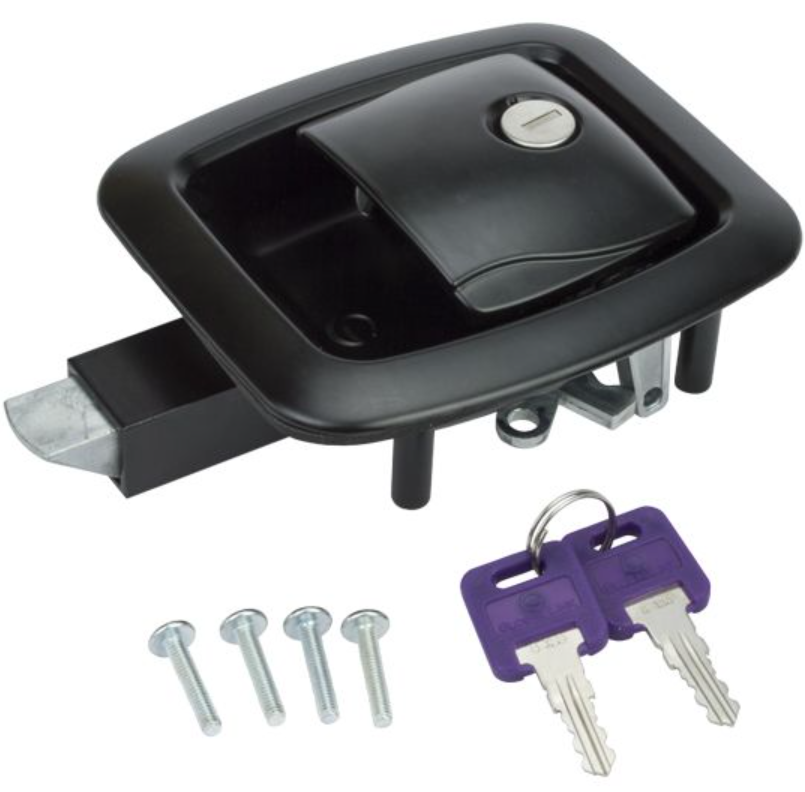 Creative Product Bll-50101-2006-1pk - Global Versa M Pro Baggage Door Lock, Black