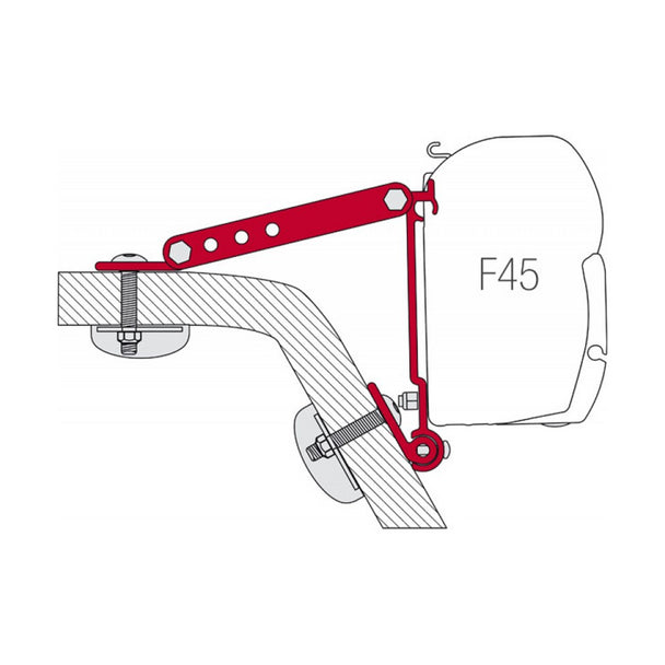 Fiamma Universal Awning Adapter Bracket - Fiamma F45S - 98655-318