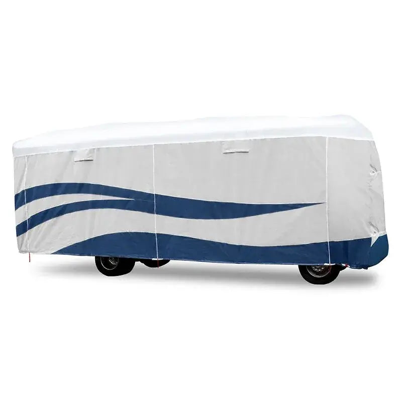 RV Covers - 5TH Wheel ( White/Blue )