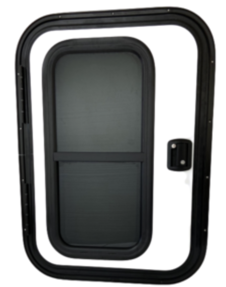 26″ Wide x 36″ Tall Driver Side Teardrop Door White Exterior FC14