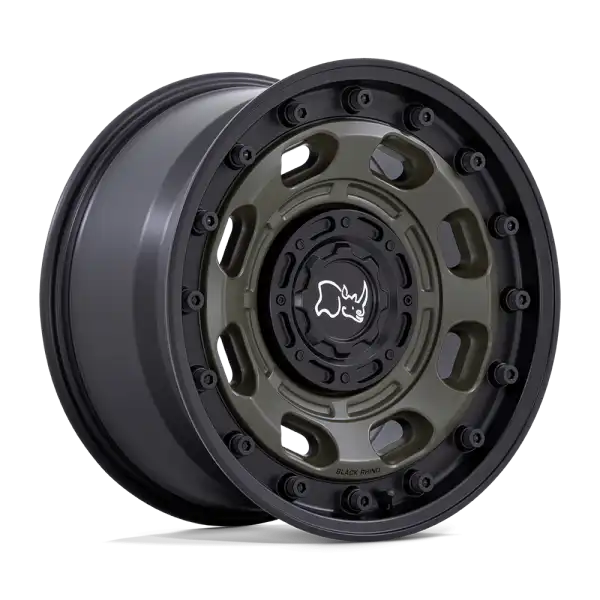 Black Rhino Atlas 16X8 6X130 Od-grn-blk-lp 38MM