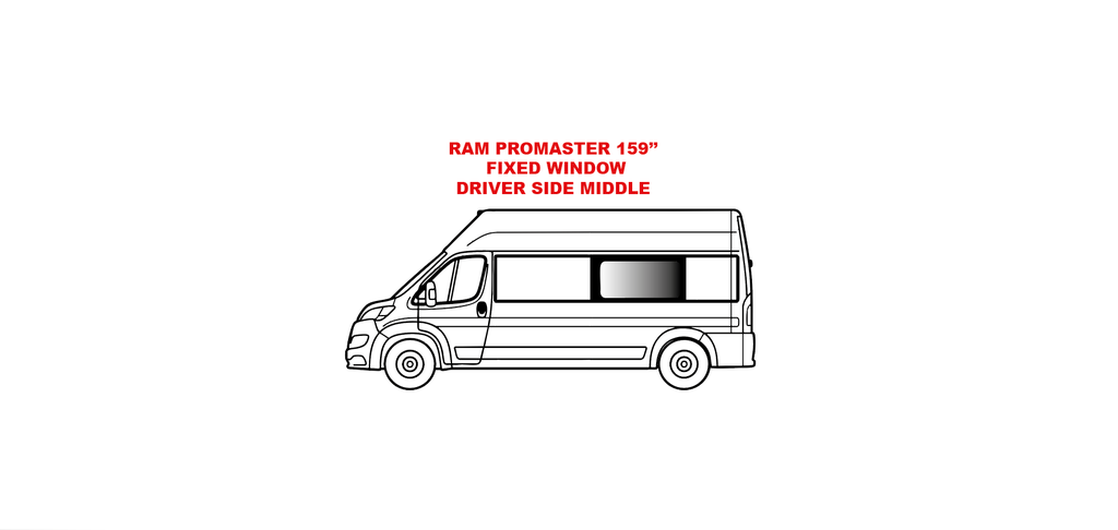 Fixed Window - Driver Side Middle - Ram Promaster - (RL302-F)