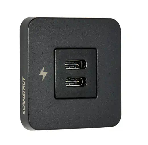 Scanstrut Tile Dual Usb-c Interior Charging Socket