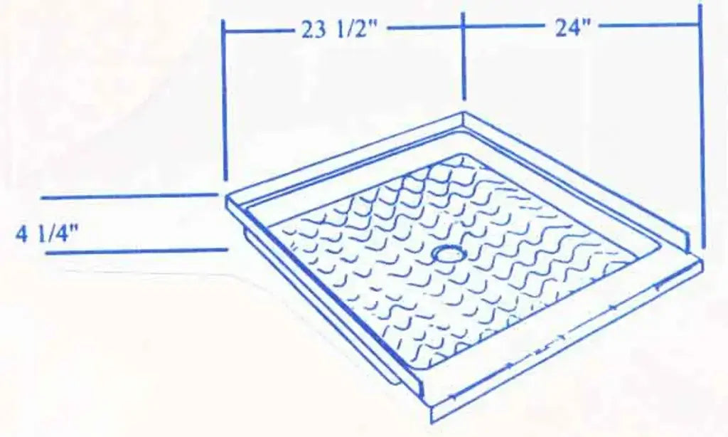 #45 Kit Companion RV Fiberglass Shower Pan