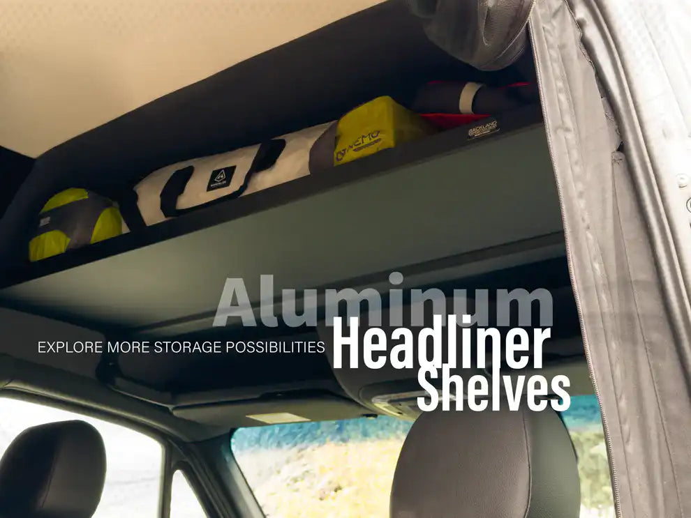 Backland Expedition Gear Interior Headliner Shelf - Backland Expedition Gear