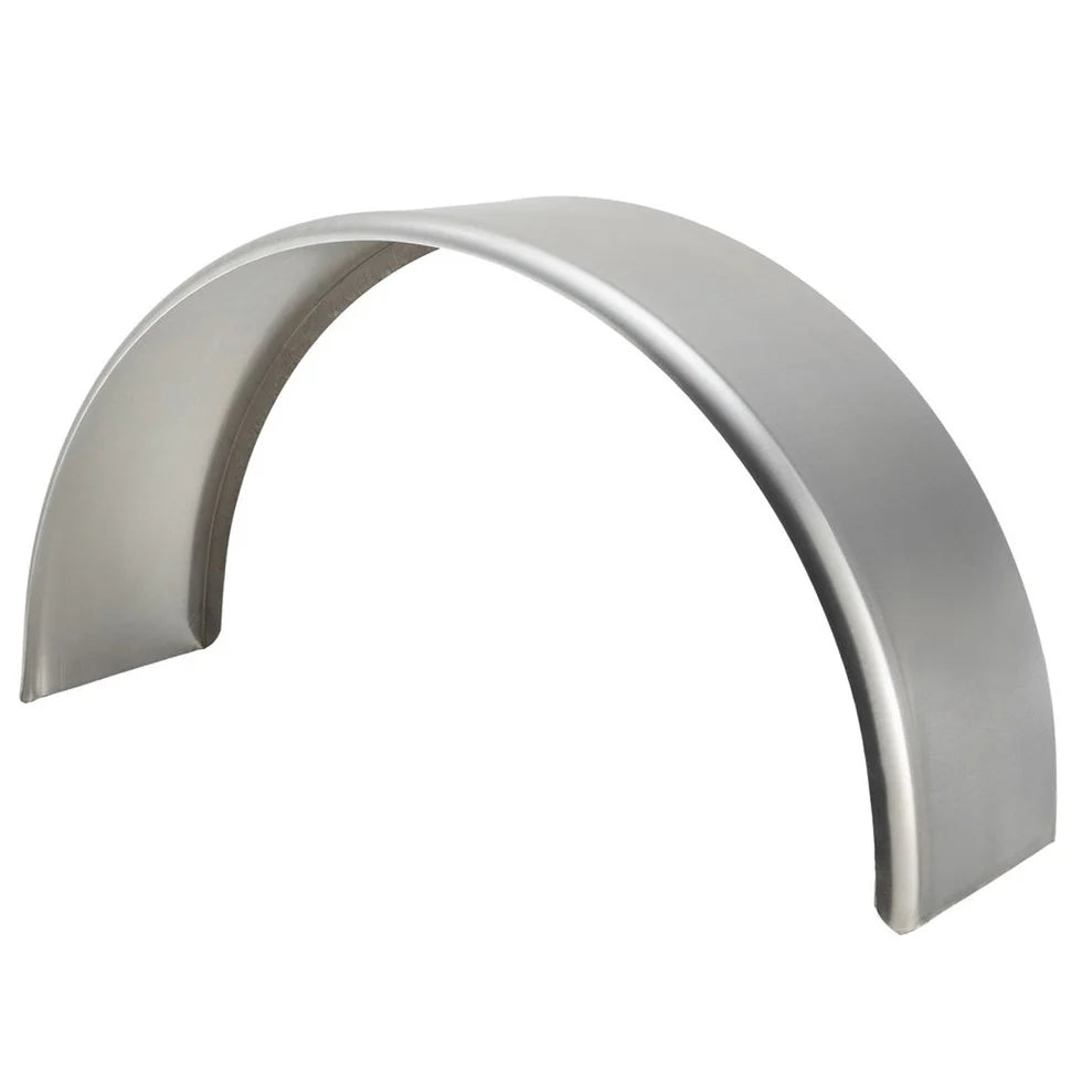 Aluminum Smooth Round Top Trailer Fender 9" x 34" x 17"
