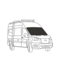 Insulated Windshield Cover – Ford Transit (Medium/High Roof)