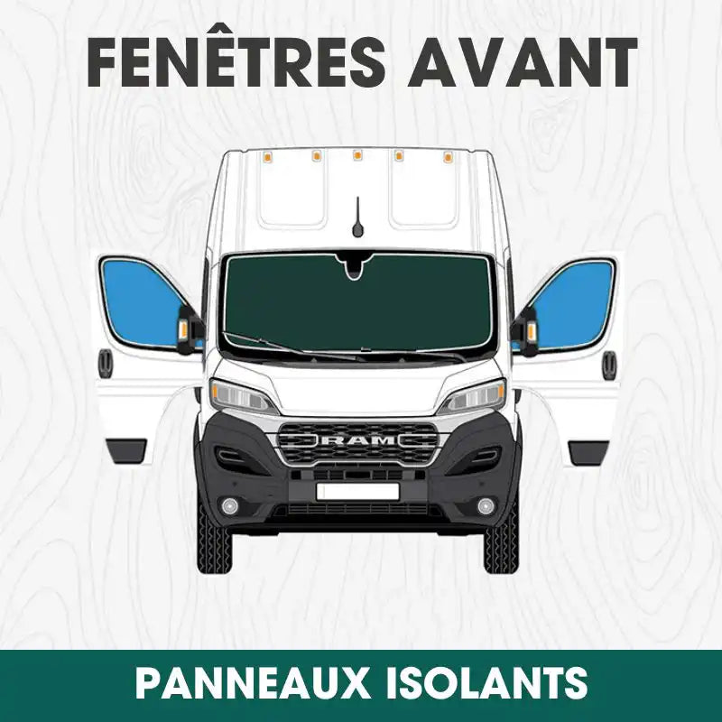 Front Door Window Insulation Panels – Dodge ProMaster
