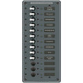 Blue Sea Systems 120V Panel AC 11 Circuit + Main - Blue Sea