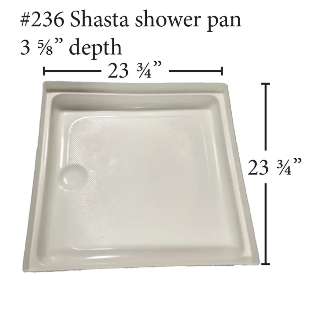 #236 Shasta RV Fiberglass Shower Pan