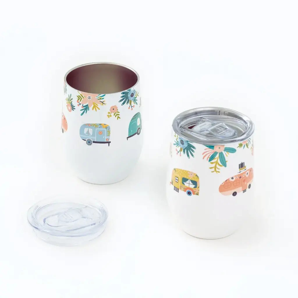 Insulated Tumbler with Lid – Garden Collection (12 Oz)