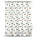 Water-Resistant Polyester Shower Curtain