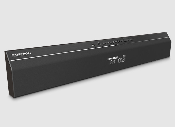 2.1 Channel 2 Zone Soundbar Speaker with USB Charging
