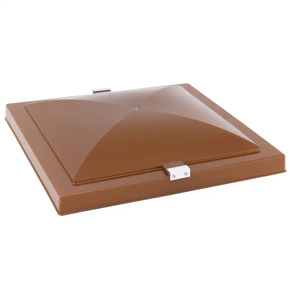 Heng's RV Camper Vent Cover | 14" x 14" Replacement for Elixer Universal & Ventline | Amber