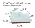 #556 Fleetwood RV Fiberglass Shower Pan